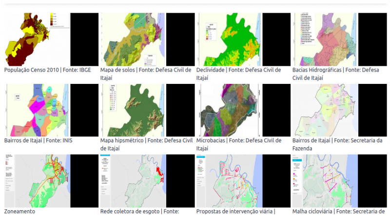 galeria de mapas