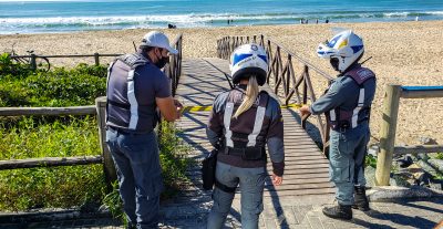 guarda municipal lacra entradas da praia brava