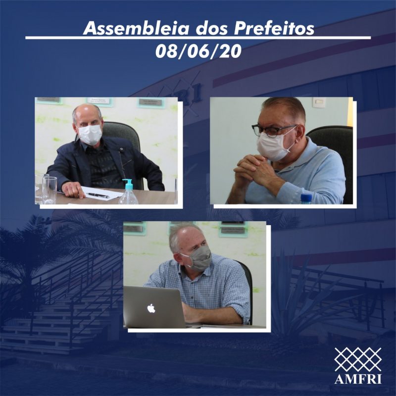 Reunião dos prefeitos